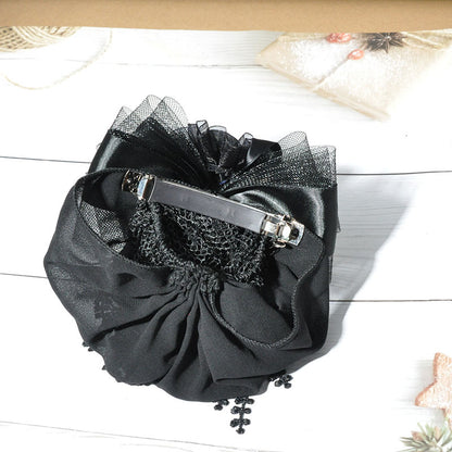 Cross-border Thailand Hot-selling Professional Head Flower Catering Nurse Cleaning Hair Net Bag Not Leaking Hair Net Bag Hair Net Lady