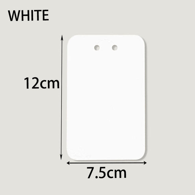 7.5*12cm key chain packing card Kraft paper card diy jewelry display cardboard key ring retail label