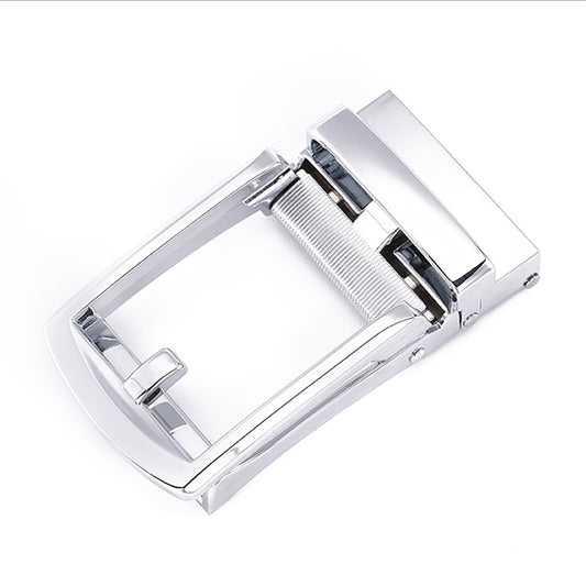 Men's belt buckle buckle high-end simple automatic buckle youth belt belt buckle buckle 3.5CM belt accessories
