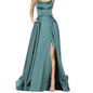 2023 Amazon European and American cross-border new bridesmaid dress long dress small tail strap solid color banquet evening dress