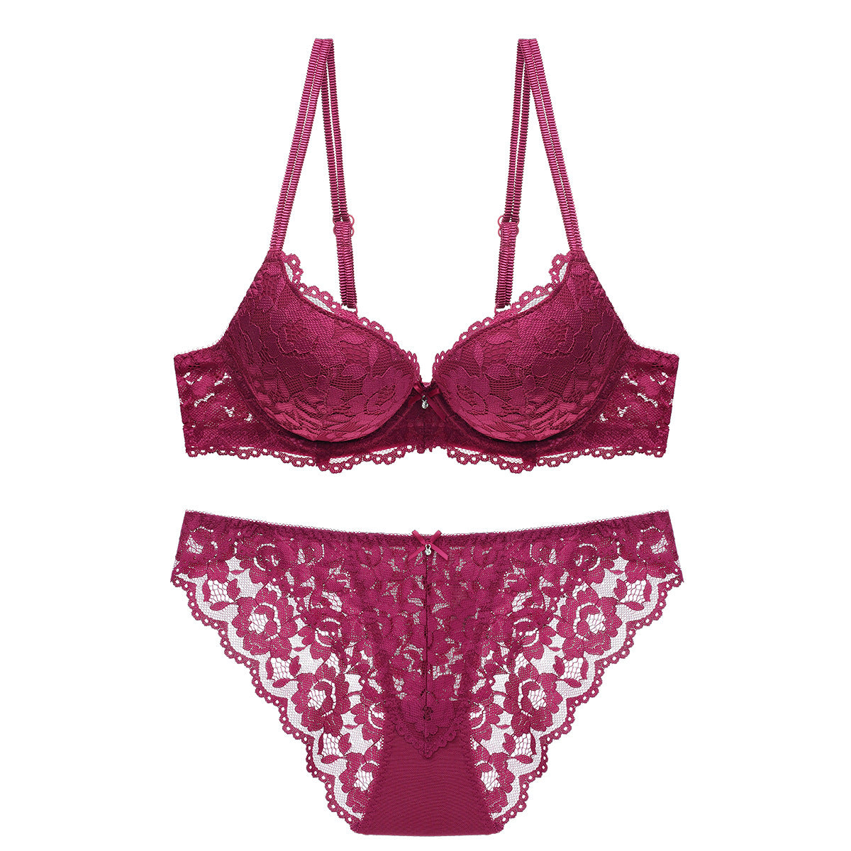 European and American Sexy Intimates for Women with Small Breasts, Push-Up Intimates, Breast Reduction, Anti-Sagging, Push-Up Bra Set, Bra