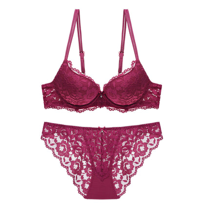 European and American Sexy Intimates for Women with Small Breasts, Push-Up Intimates, Breast Reduction, Anti-Sagging, Push-Up Bra Set, Bra