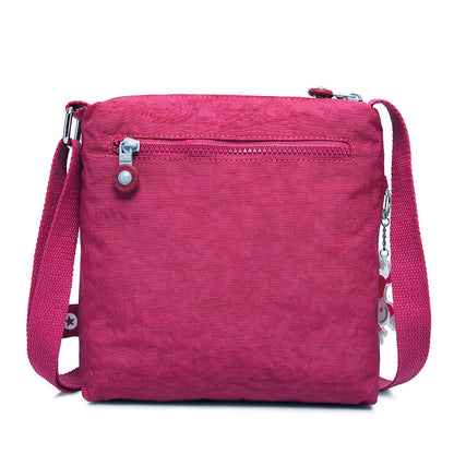 Tigaotte One-Shoulder Cross-Body Bag, Lightweight Water-Repellent Nylon Casual Fashion Versatile Canvas Bag