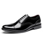 New Brogue Carved Men's Leather Shoes Men's Genuine Leather Business Shoes Casual Formal Wear Three-Joint British Business Style